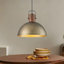 Luminaire suspendu simple à dôme à intensité variable 11,81 po Kensaku-1934401431