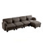 Canapé modulaire modulaire à 4 places avec capitonnage Channel-1673806459
