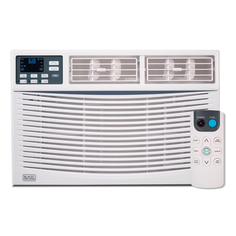 BWAC Series BLACK+DECKER Window Air Conditioner 14000 BTU, AC Window Unit Cools Up to 700 Square Feet, White