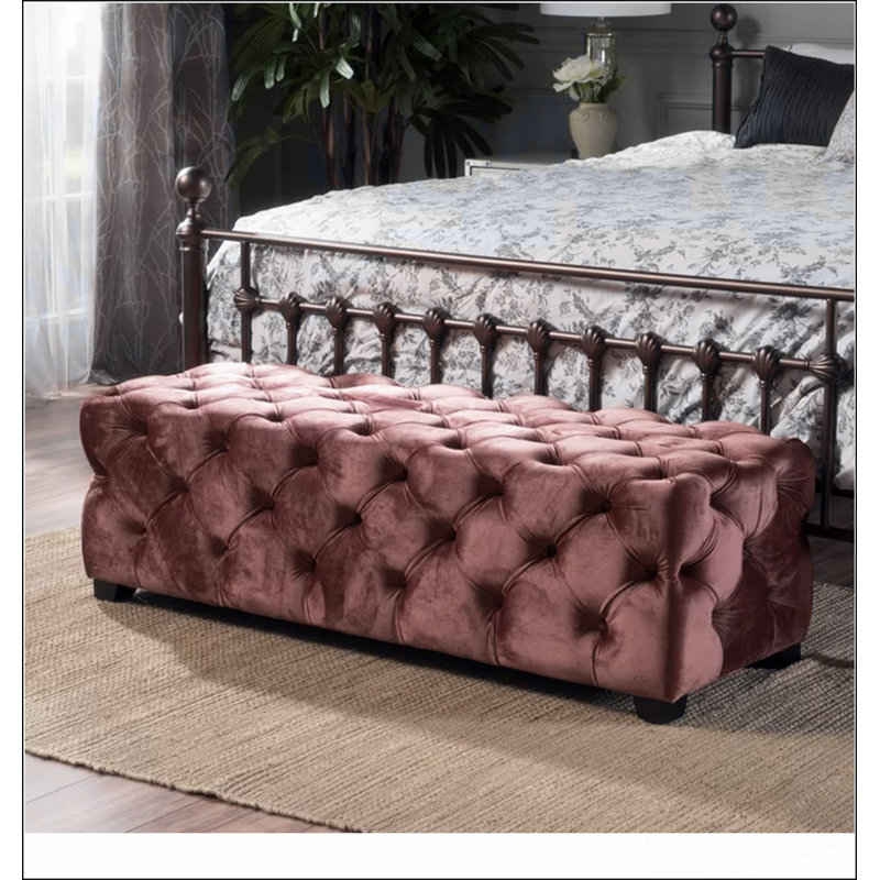 Repose-pieds Choix confortable, fonctions multiples, design classique et coins confortables, Rosé