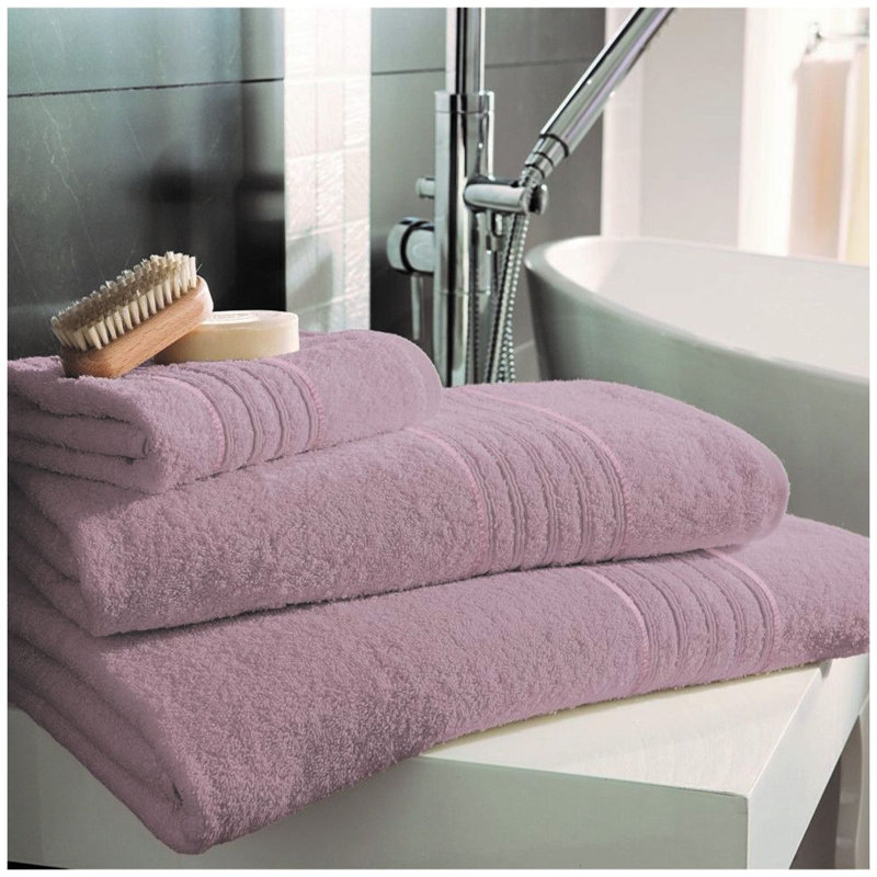 Midweight Bath Towel, Black, Bath Towel - 4 Pack