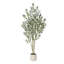 Adcock Artificial Olive Tree in Round Planter, UV Protected Faux Olive Tree for Indoor Home Decor-1353060250
