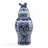 Blue and White Hexagonal Jar with Lid