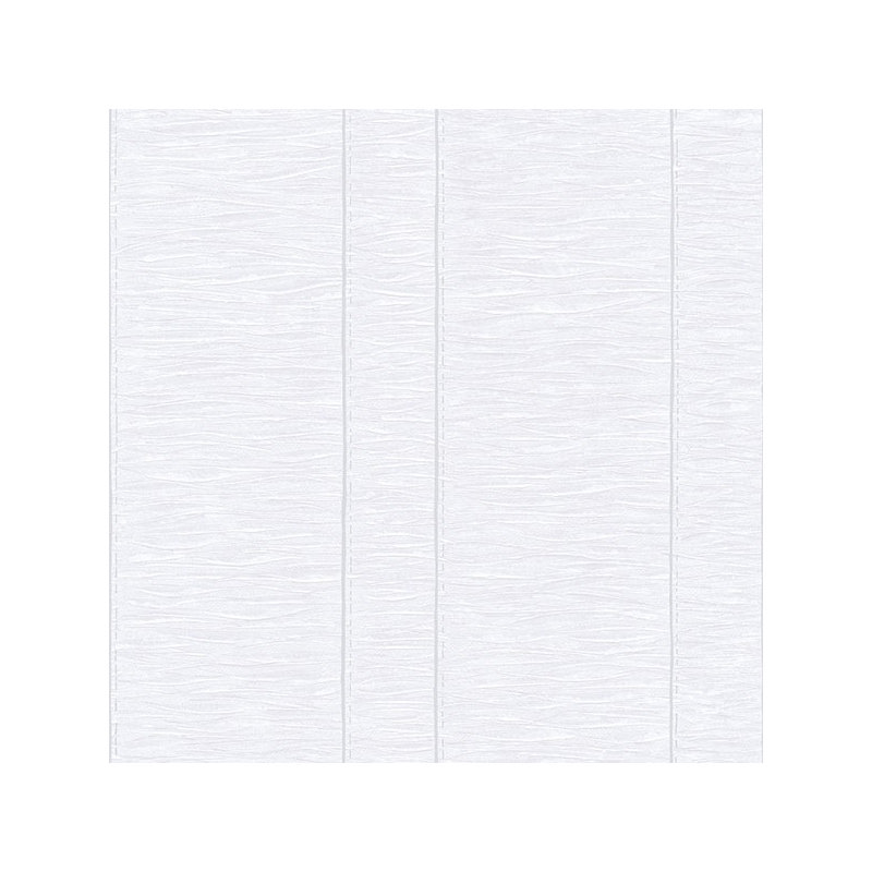 Palazzo 2 Pleated Stripe Wallpaper Roll, Silver