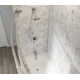 Adjustable Double Curved Shower Curtain Rod