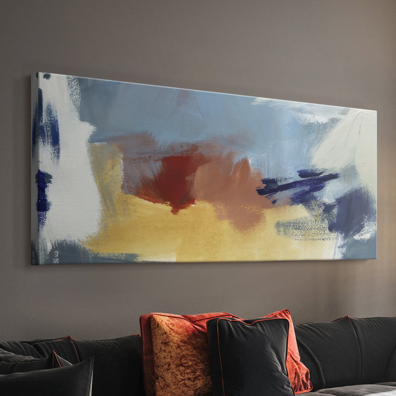 Frucht Farbe I- Gallery Wrapped Canvas -Ready to Hang, 12" H x 30" W
