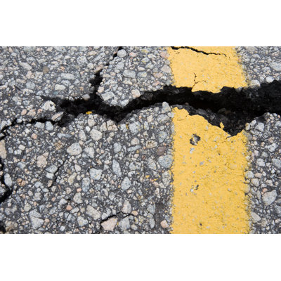 Storm-Wrecked Road by Jamievanbuskirk