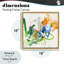Cadre flottant Confident Green Abstraction, design par Design Fabrikken-441383356-441383357