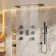 35”L x 12”W Flush-Mount LED Bluetooth Music Rainfall Shower System with Smart Touch Screen Display