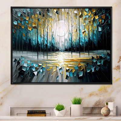 Abstract Nature Trees Painting II - Other Abstract Wall Art