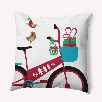 Outdoor Reversible Throw Pillow