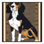  Tapis lavable American English Coonhound Dogs-953376929