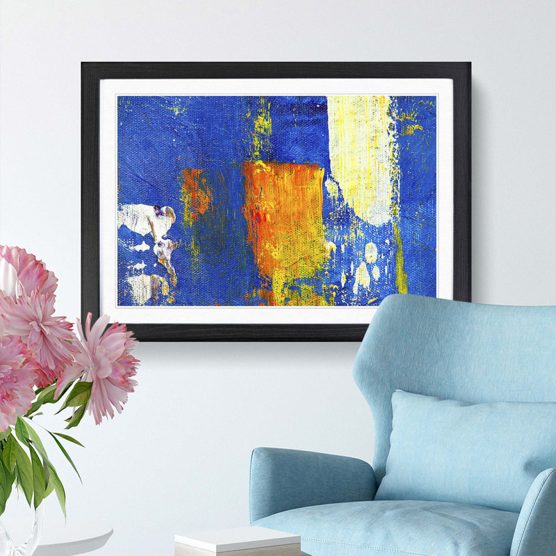 Abstract Vol.38 by S.Johnson - Framed Print, Black Framed, 62cm H x 87cm W x 2cm D