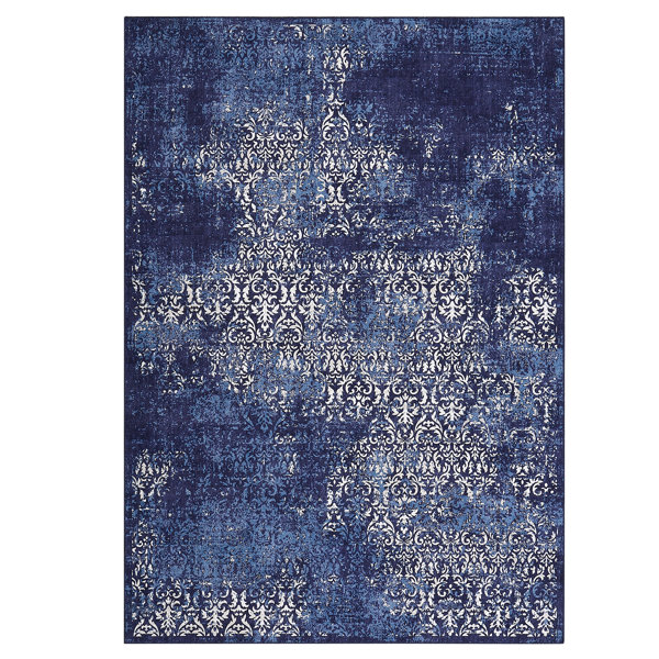 Williston Forge Machine Washable Rugs Oriental Floral Non-Slip Low Pile ...
