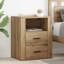 35cm W Manufactured Wood Bedside Table-469202655