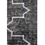 Embroidered Overdye One-of-a-Kind 8'5" X 12'8" 1920s Wool Area Rug in Black