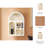 Ljiljan Lark Manor White 24" Arch Rough Finish MDF Wall Shelf – Transform Your Space With Elegant Wall Storage And Home Decor