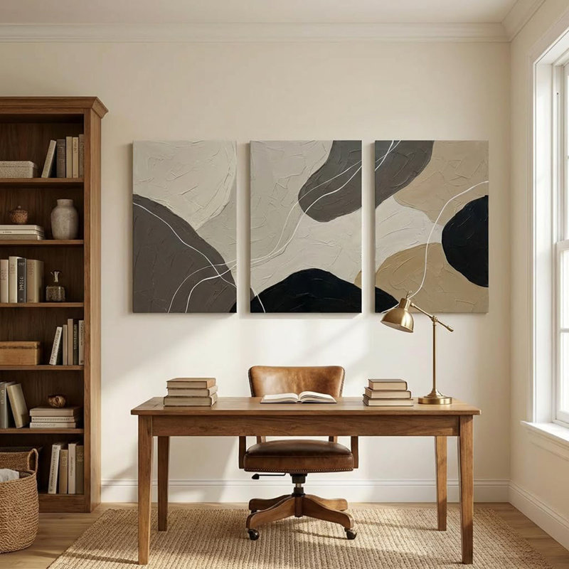 3 Piece Wrapped Canvas Wall Art
