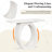 Stylish Modern Console Table with Egg-Shaped Base-1896275069