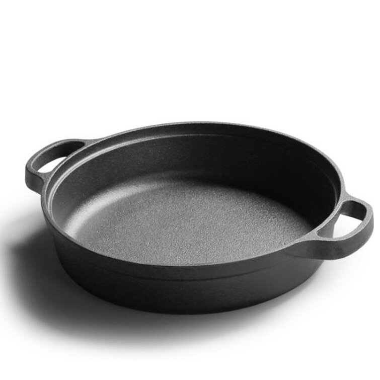 Cuisiland Cast Iron Wok with Lid JJ012LID