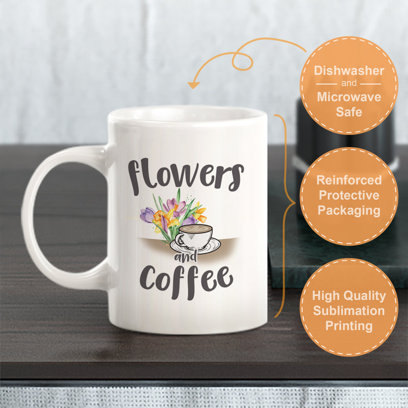 Fleurs et bouquet de café