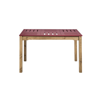 Stillwell 31.5" Pine Solid Wood Dining Table
