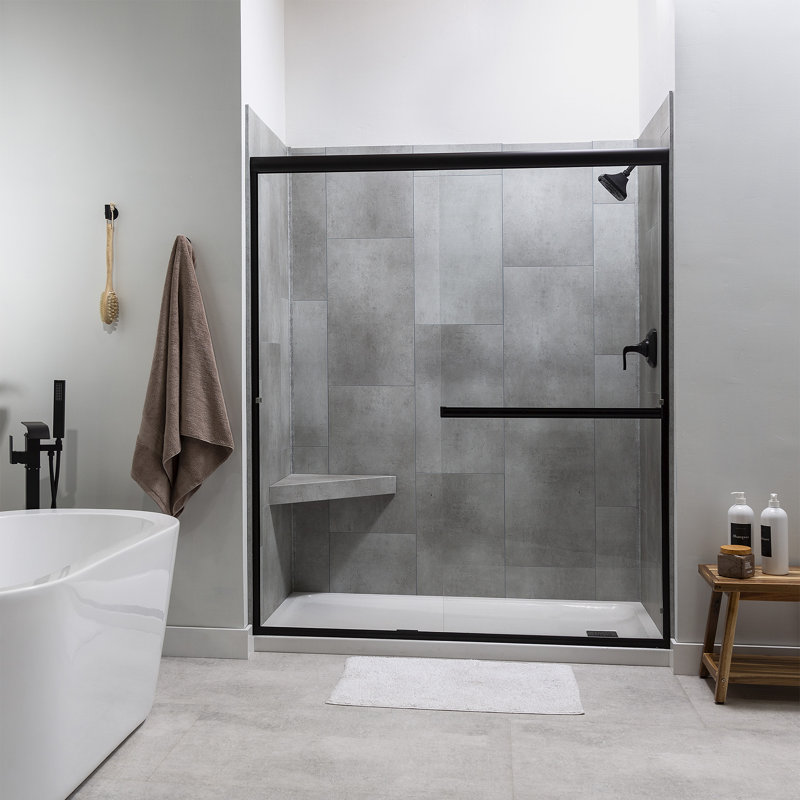 Palisade Vinyl Waterproof Corner Shower Bench
