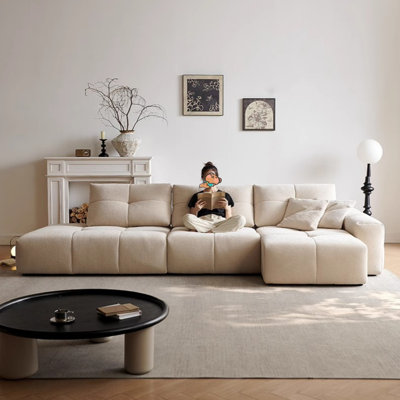Modern Pixel Tofu-Block Movable Sofa