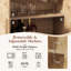 Armoire de rangement incurvée avec tiroir et buffet, table basse moderne pour la cuisine et le salon-131203930-132194461