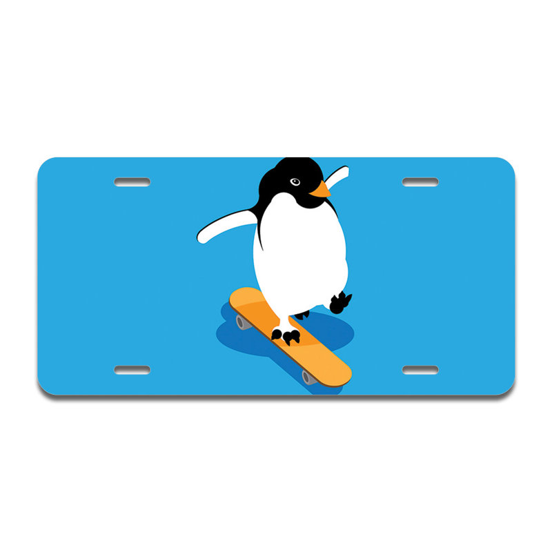 Cadre en aluminium Skater Penguin