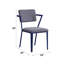 Chaise d'appoint en polyester Egon-1851200618