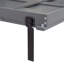 Lit escamotable avec rangement hydraulique, canapé, tablettes et tiroirs, éclairage DEL / USB-120771402