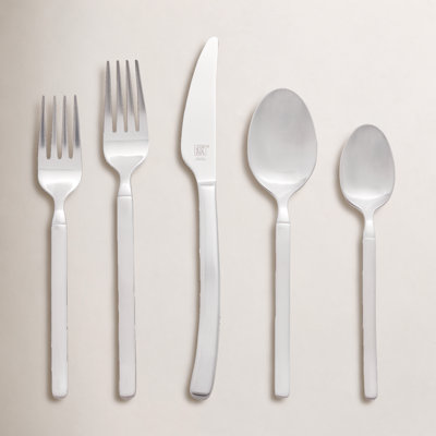 Opus 45 Piece Flatware Set Polished