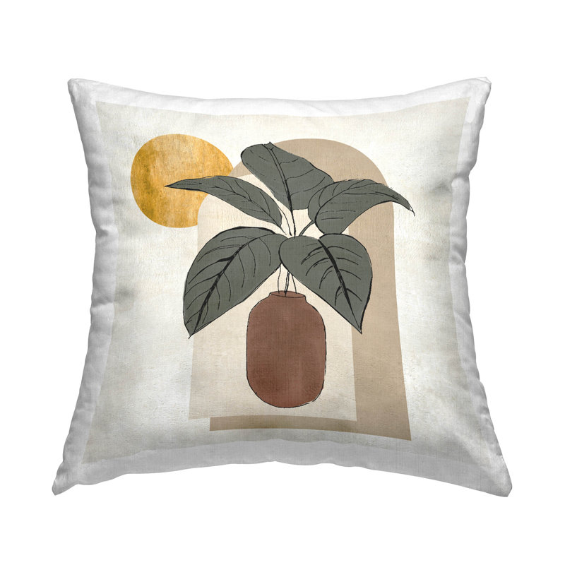 Polyester Throw Square Pillow Cover & Insert