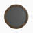30X30" Modern Wood Round Flat Mirror