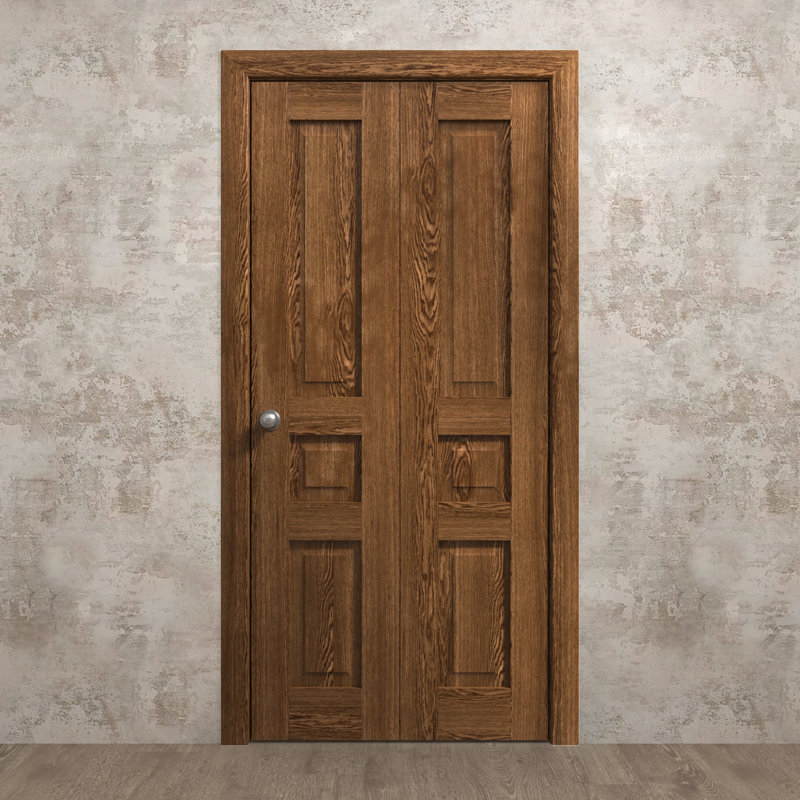 Portes coulissantes pliantes pour garde-robe | Ego 5012 | Ensemble de quincaillerie pour moulures robustes | Portes de garde-robe de chambre en bois massif