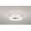 Ventilateurs de plafond 20 po avec ensemble, source de lumière DEL et télécommande, ventilateur DEL encastré moderne à intensité variable 3000-6500K, 6 vitesses, moteur à courant continu silencieux pour le salon, la chambre à coucher, la cuisine