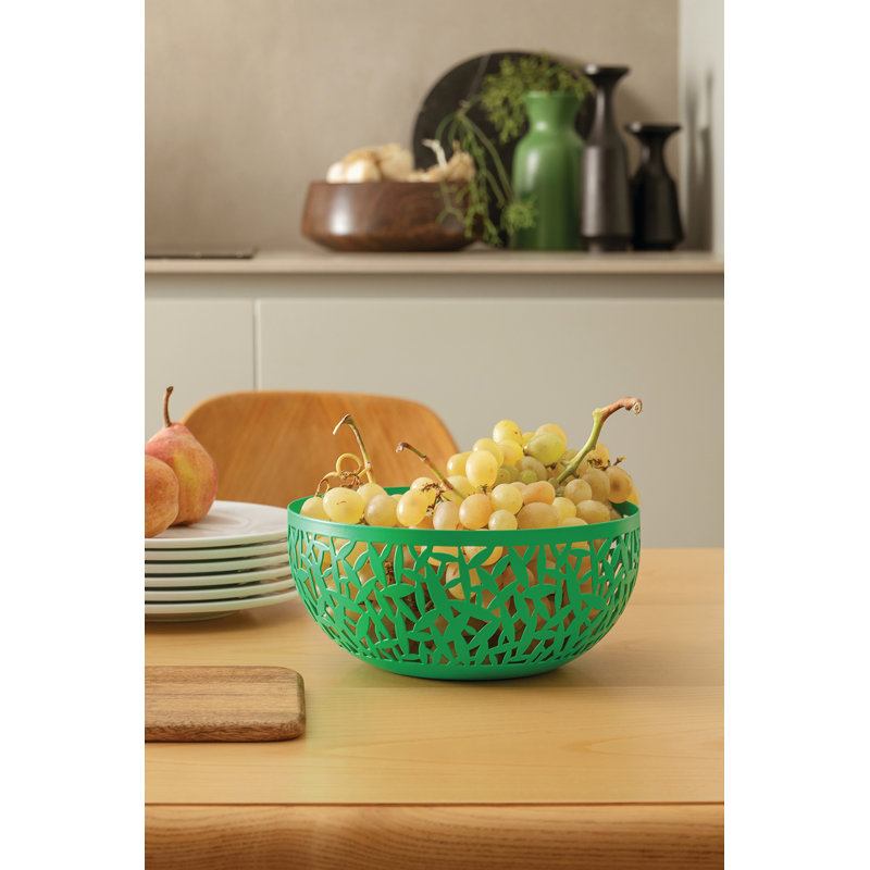 Cactus Steel Fruit Bowl, Small, Green