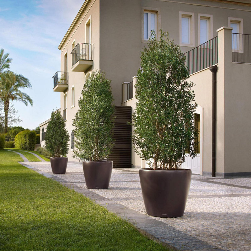 Classico Pot Planter, Glossy White