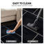 Tapis noir antidérapant Windowpane Grid-927281002