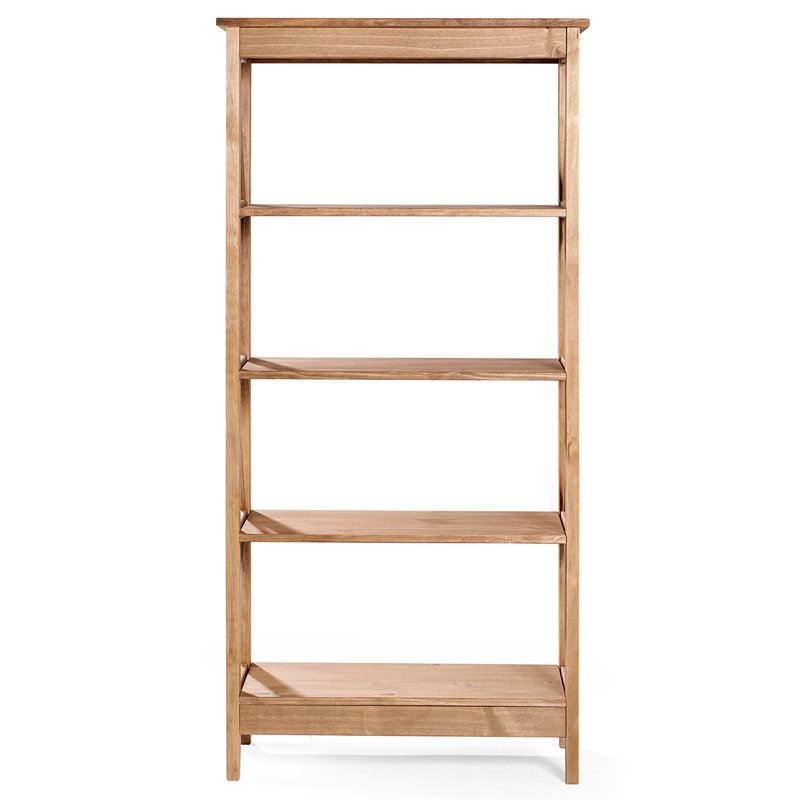 Louissaint 31.50'' W Solid Wood Shelving Unit, Natural