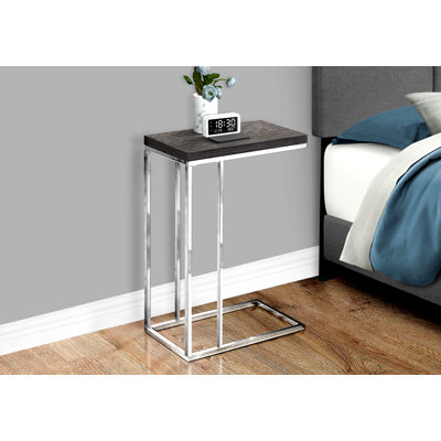 Accent Table, C-Shaped, End, Side, Snack