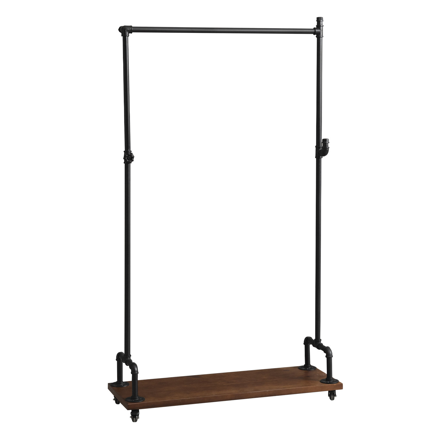 Rebrilliant Nemhauser Iron Rolling Clothing Rack | Wayfair