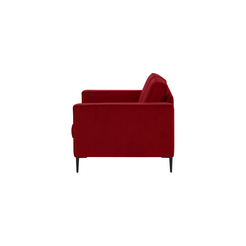 Kale Sofa, Dark Red, 86cm H X 181cm W X 97cm D