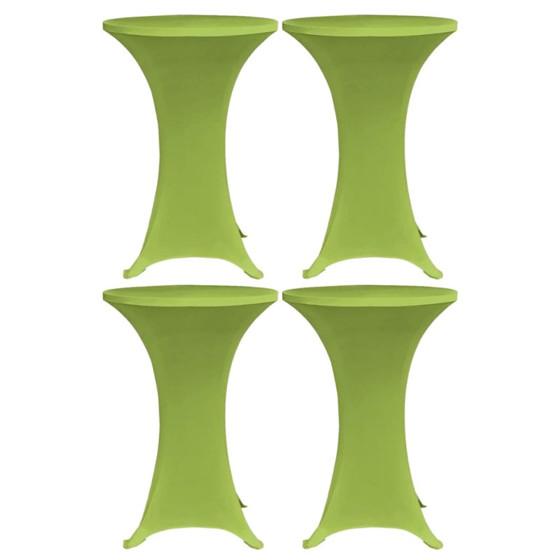Ackerson Symple Stuff Stretch Dining Linen Set, Green, 80cm W x 80cm L