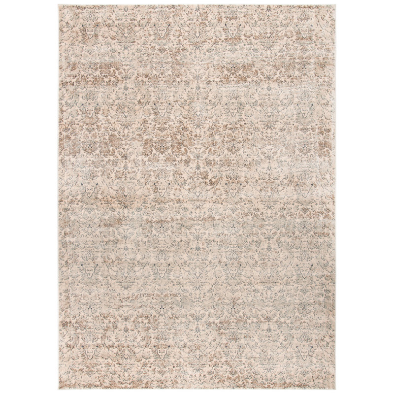 Brigid Performance Floral Rug, Rectangle 6'7" x 9'2"
