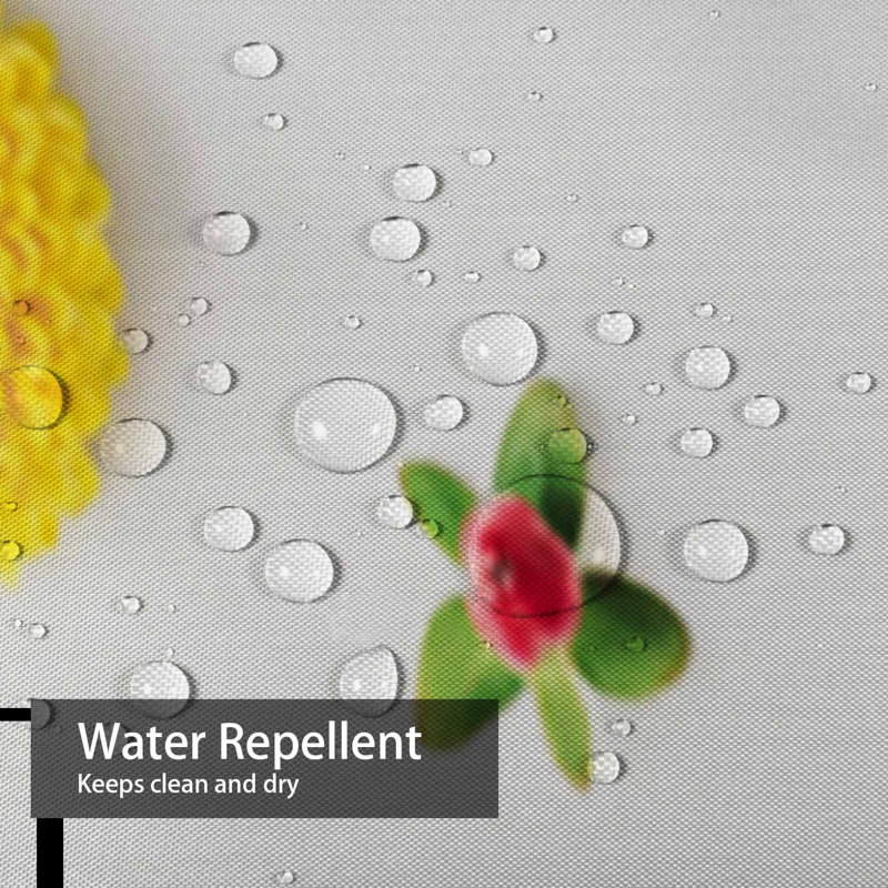 Rideau de douche transparent transparent, rideaux de douche pour la salle de bain avec 12 crochets, L 72 po x l 84 po