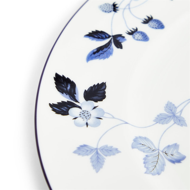Wedgwood Wild Strawberry Inky Blue Plate 8.1in