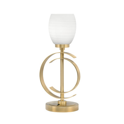 Lampe de table en acier inoxydable Jarelin