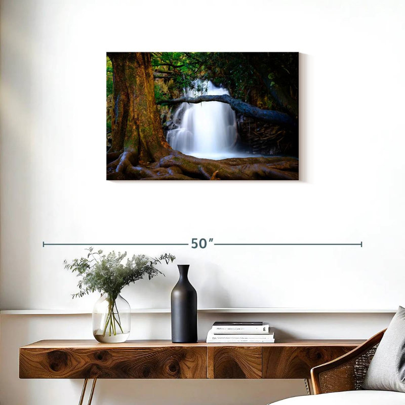 Maui, chutes d'eau jumelles, H 20 po x l 30 po